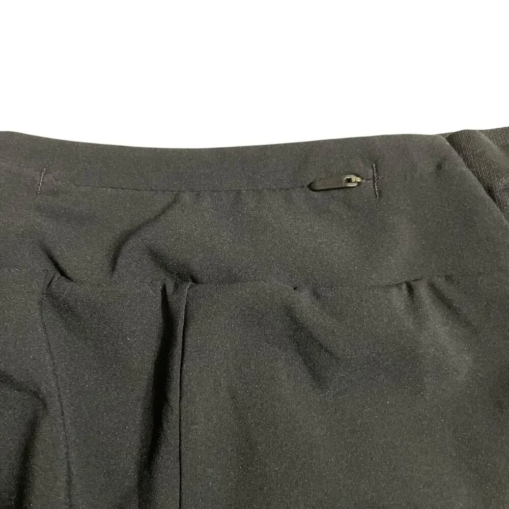 Odlo Womens Athletic Shorts Size Medium Black Zero Weight Drawstring Running